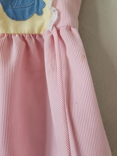 Vintage Fischel Neiman Marcus Girls Size 6 Quilted Dress Jumper Pinafore 1943 - Picture 5 of 14