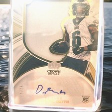 2021 Panini Chronicles DEVONTA SMITH Crown Royale Silhouettes #1/25 RC Auto RPA