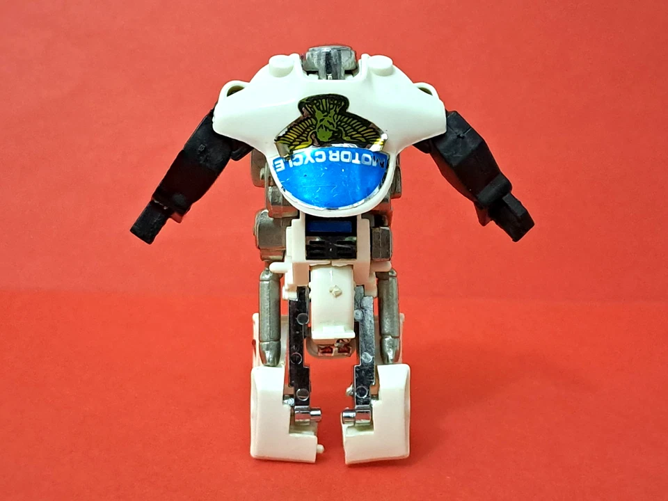 BANDAI MR-37 - GOBOTS HARLEY DAVIDSON/MOTO POLICE ROBOT 1983 - MADE IN JAPAN 🔹 - Immagine 4 di 4