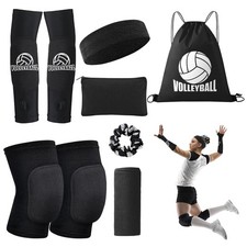 Volleyball Knee Pads Volleyball Arm Sleeves, Volleyball Accessories Set with ...