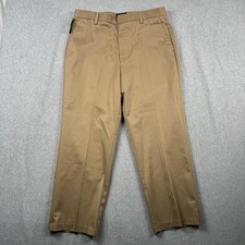Dockers Pants Mens 36x29 Tan Signature Khaki D3 Classic Fit Flat Front Chino NEW