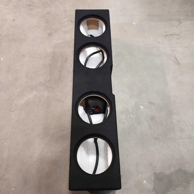 USED EMPTY QUAD 8'' SUB ENCLOSURE - FITS 2019-2026 CHEVY SILVERADO CREW CAB