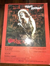 The Rose Sheet Music from The Rose McBroom Warner-Tamerlane P/V/G