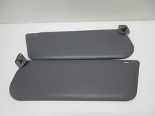 1987-1996 Ford F-150 F-250 F-350 Bronco GRAY Sun Visor Shade Set Pair LH RH OEM