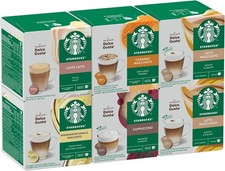 STARBUCKS White Coffee Cup Pack by NESCAFÉ Dolce Gusto, 72 Capsules Best D 10-25 0.25 per lighter
