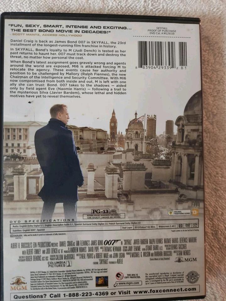 Skyfall DVD - Image 2 of 2