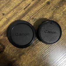 Canon FD - Body Rear Lens Cap Set - Original - Fits AE-1 Program A-1 F-1