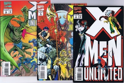 X-MEN UNLIMITED # 4, 5, 6 US Comics 1994 HI-GRADE
