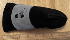 Never Compromise Suede Blade Putter Head Cover Black/Gray - FREE SHIPPING