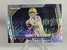 2025 Prizm Black Silver Pulsar Prizm #187 Garrett Nussmeier LSU Short Print 📈 