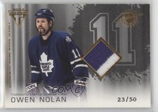 2003-04 Pacific Private Stock Titanium Hobby Jersey Number 23/50 Owen Nolan 0uj7