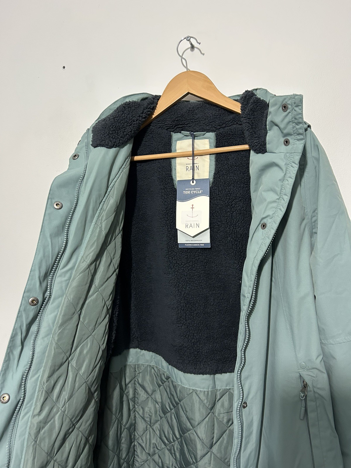 Seasalt Cornwall Janelle coat Green size 20 RRP £170 image 8