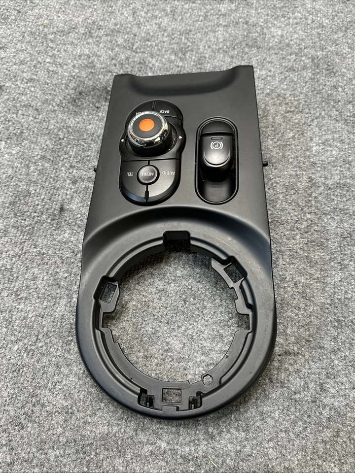 Panel de cambio de consola central Mini Cooper Clubman 16-22 con interruptores 51169306116 OEM Foto 3 de 4