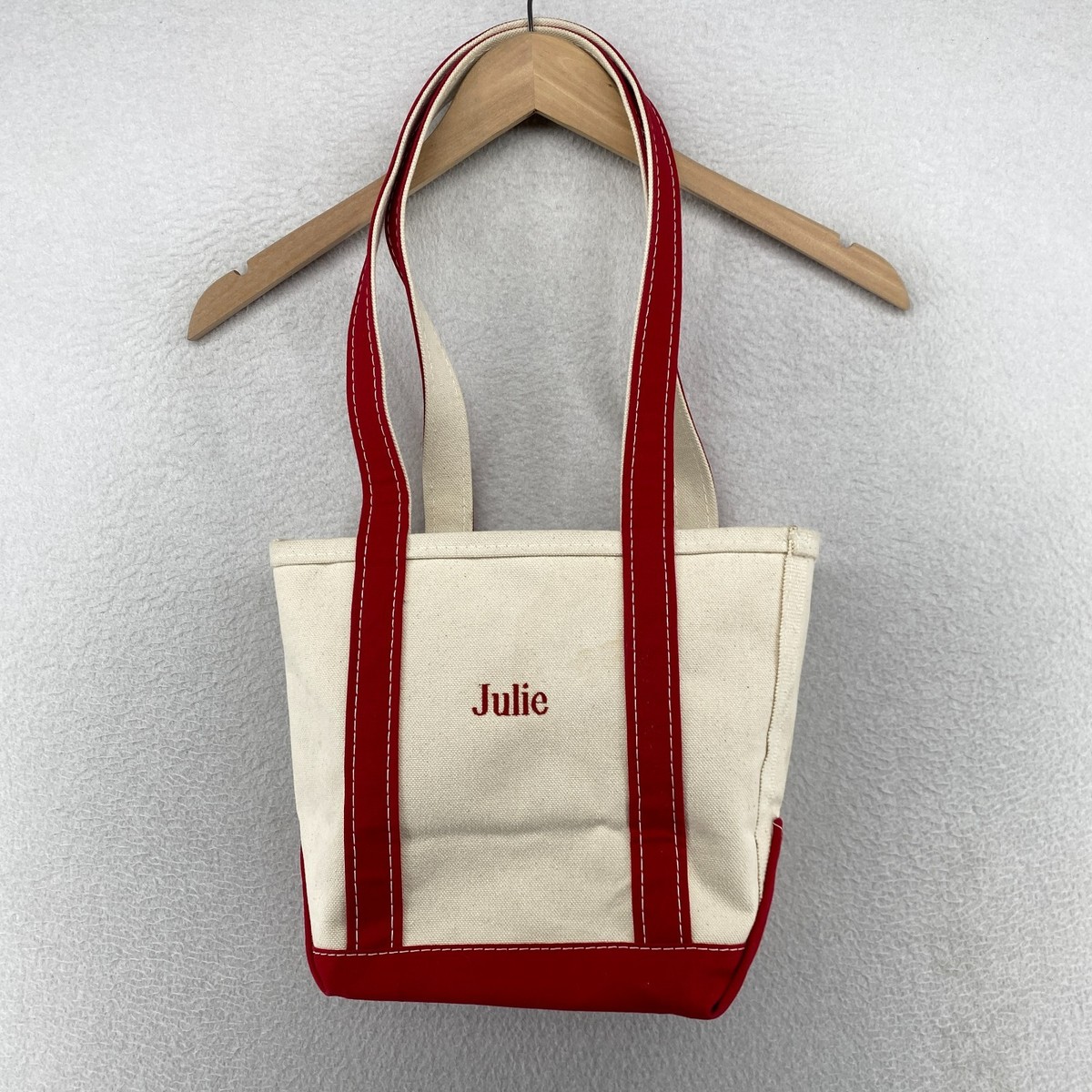 Vintage LL BEAN BOAT and TOTE Bag 10x13 