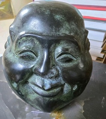 4 Faces Of Emotions Buddhist Concept Bronze Figure Statue Life Phases Acceptance