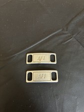 Nike AF1 Shoe Badge Lace Buckles Tags Authentic AIr Force One Lace Buckle badge
