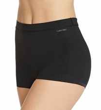 Calvin Klein Women's Perfectly Fit Flex Black Boyshort Panty QF6366 NWOT Small