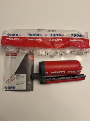 Hilti HIT-HY 200-A V3 Epoxy Adhesive 11.1 fl oz, Exp 11/30/2025   New