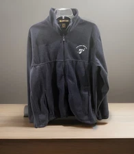 Toyota Tsusho Full Zip Fleece Jacket MEDIUM by Harriton Cinch Waist Dark Blue