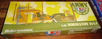 NEW OPEN Heller Humbrol Normandy 1944 Stone Walls Ruins Army of the World 81144