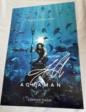 Jason Momoa Signed 12x18 Photo Aquaman