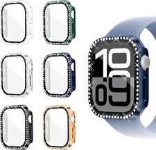 6-Pack Glitter Watch Case for Apple Watch Series 10 46mm, Bling Face Cover