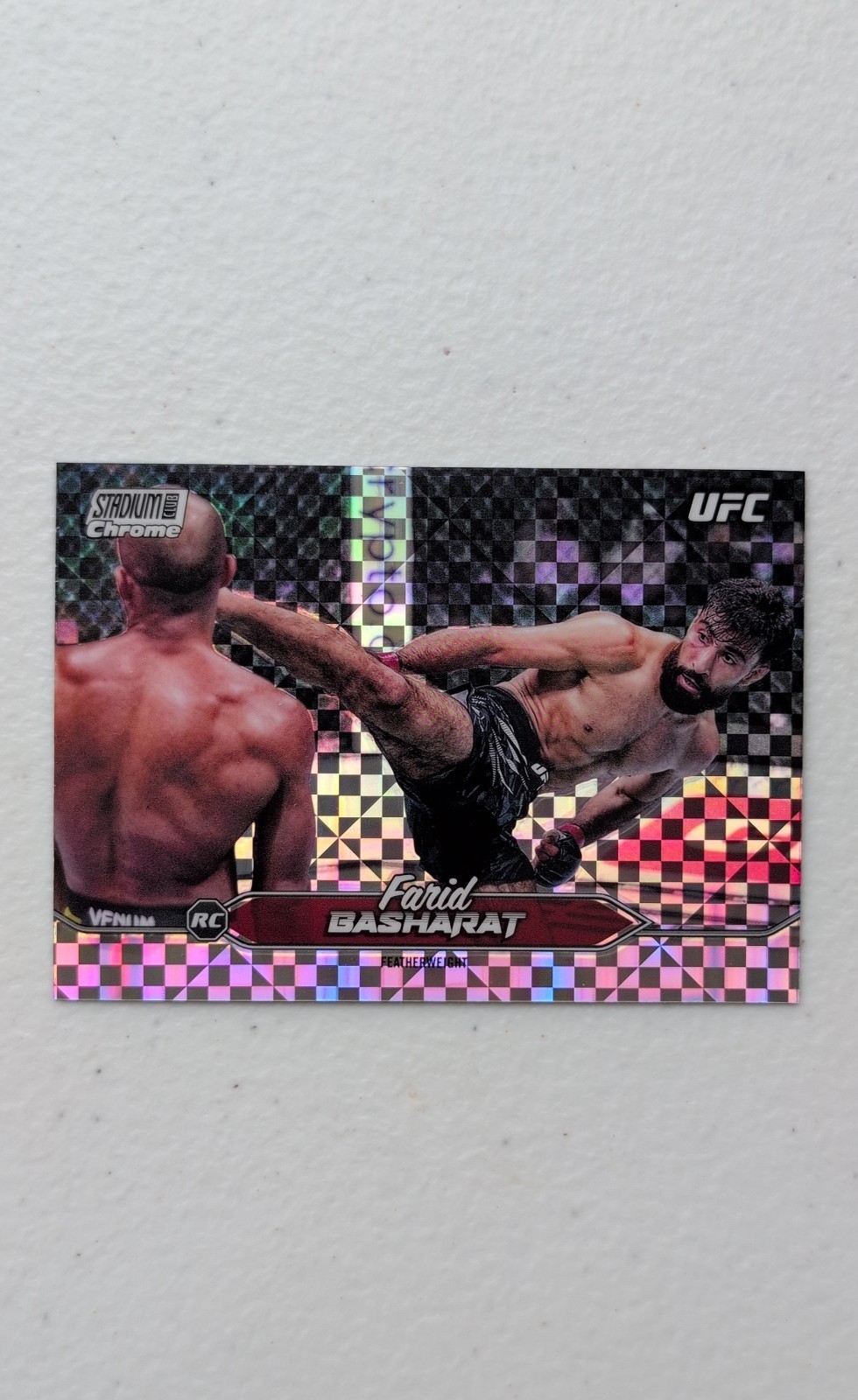 2025 Topps Stadium Club UFC - Chrome Farid Basharat #C-103 X-Fractor (RC)