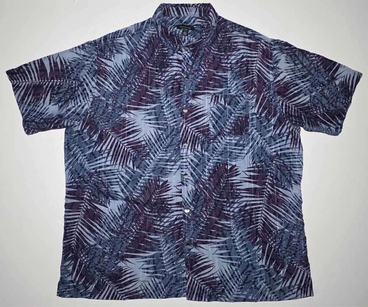 T-shirt homme Van Heusen violet XL en coton