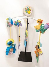 Vintage Sesame Street Jim Henson's Muppets Toddletime Musical Crib Mobile Works