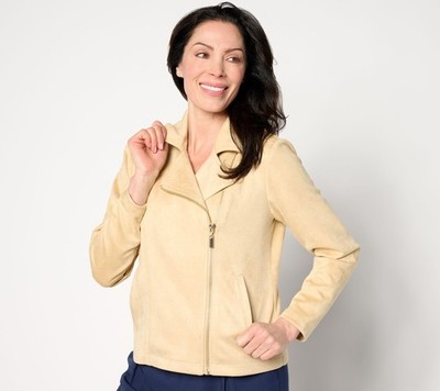 BEAUTIFUL by Lawrence Zarian Women's Plus Sz Jacket 1X The Orly Brown A637018