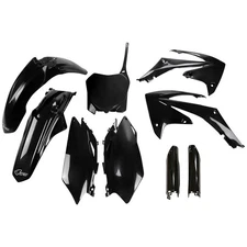 UFO Plastic Kit Set Full Complete Black Honda CRF250R 2010 CRF450R 2009-2010