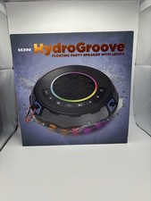 ION Audio HydroGroove Floating Bluetooth Party Speaker LED Light Water Speaker