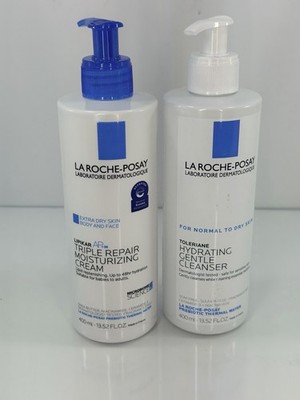 La Roche-Posay Skincare Duo Set 13.52 oz Hydrating Cleanser +Moisturizing Cream 