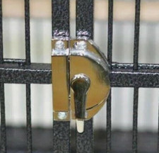 Bird Cage Keyless Steel Gate Door Latch Lock Heavy Duty Metal Security Lock