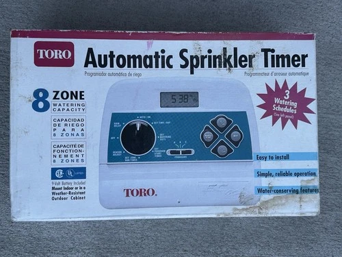 Toro ECx 4 Zone Automatic Sprinkler Timer Model 53331 Expandable NEW IN OPEN BOX