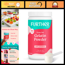 Unflavored Gelatin Powder - Grass-Fed Beef, Non-GMO, Sugar-Free, Keto Paleo, 1