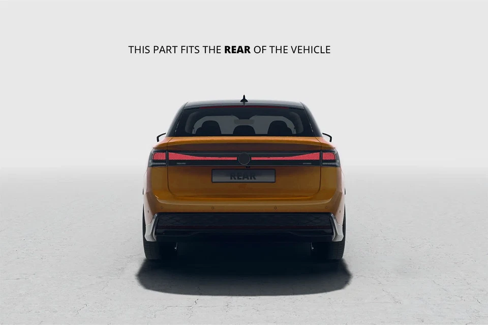 FORD FIESTA 2002-2008 MK6 BE256 St Style Complete Rear Bumper in Red - Image 4 of 4