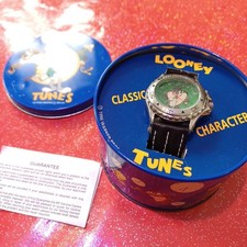 Childs Unisex Blue Watch Tasmanian Devil Looney Tunes Character Show Piece 1996