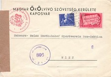 898177) Sport, boks, cenzura z Węgier do Wiednia, sekcja bokserska