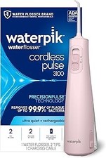 Waterpik Cordless Pulse 3100 Rechargeable Portable Water Flosser for Teeth, Gums