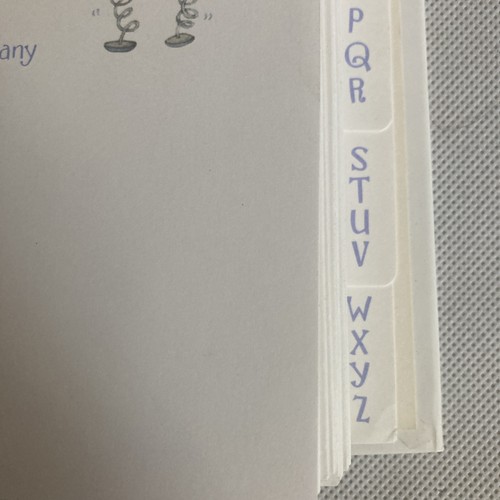 Hallmark Greeting Card/Address Book Organizer Slice of Happy 2002 - Picture 5 of 8