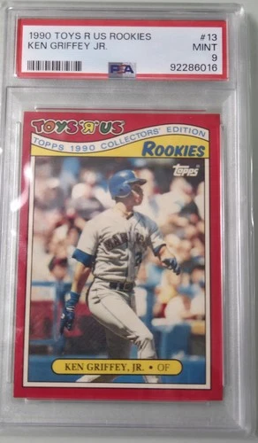 1990 Topps Toys R Us Rookies Ken Griffey Jr. #13 PSA 9 Seattle Mariners