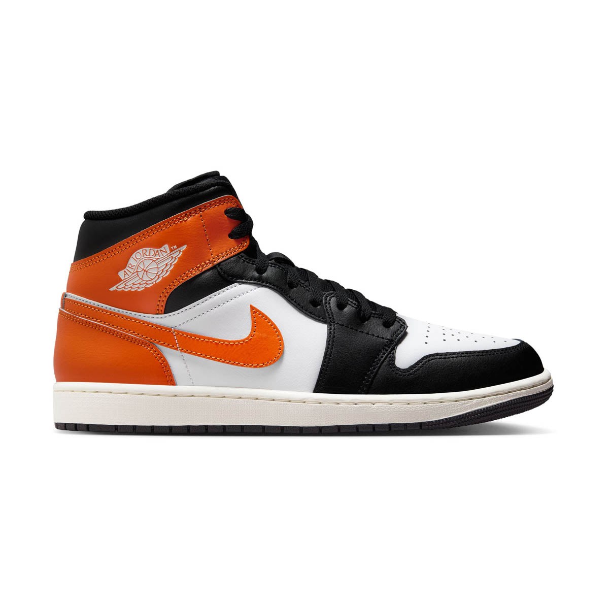 MENS AIR JORDAN 1 MID_STARFISH/BLACK-WHITE-SAIL DQ8426-801