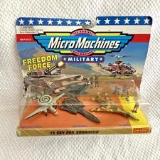 Micro Machines Military Freedom Force #3 Sky Fox Squadron 1995 Galoob - Sealed