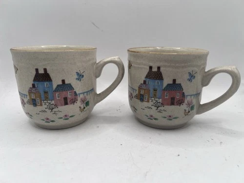 Set of (2) Vintage International TableWorks Heartland Cups , Japan