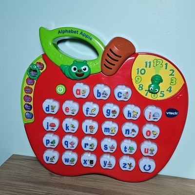 VTech Alphabet Apple pädagogisches Spielzeug mit interaktiver Musik Lichter & Sound sehr guter Zustand