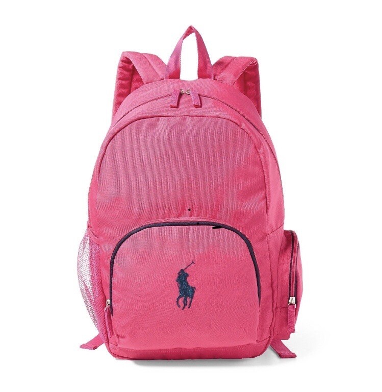 NWT, Girls Polo Ralph Lauren Pink Backpack | eBay