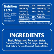 Star Corned Beef Hash, Hearty Homestyle, Canned Food, 14 Oz