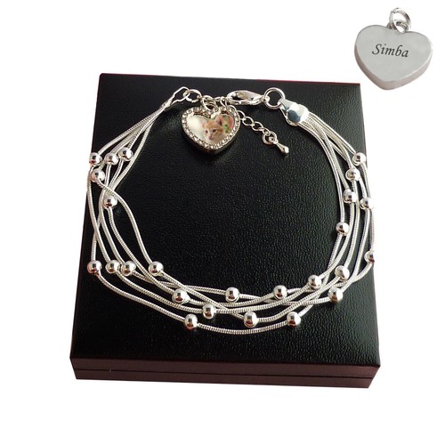 Beautiful Photo Bracelet with Engraving. Personalised Gift for Woman, Engraved - Picture 2 of 6