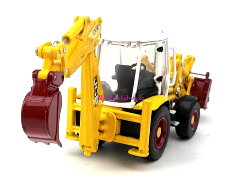 Retroexcavadora modelo coche de metal fundido a presión JCB 3CX amarillo 1:76 - Imagen 5 de 8
